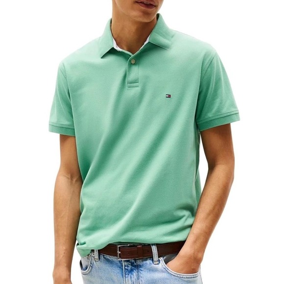 Tommy Hilfiger Other - NWT Tommy Hilfiger Men's XXL Green Regular Fit Polo Shirt Cotton